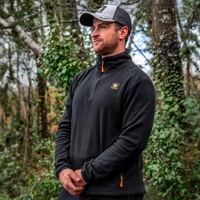 Guru 1/4 Zip Fleece Black